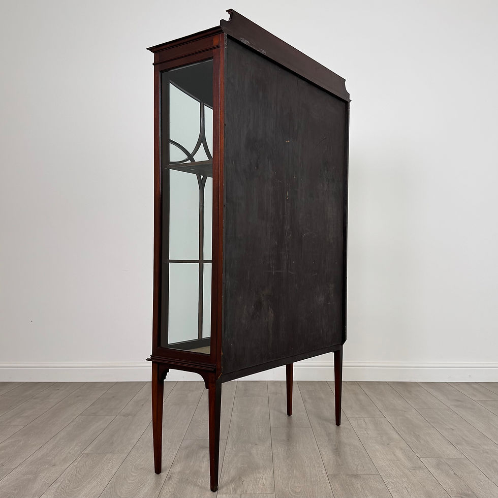 Thumbnail: Antique 20th Century Glazed Display Cabinet In Mahogany ( REF AF-4412 )