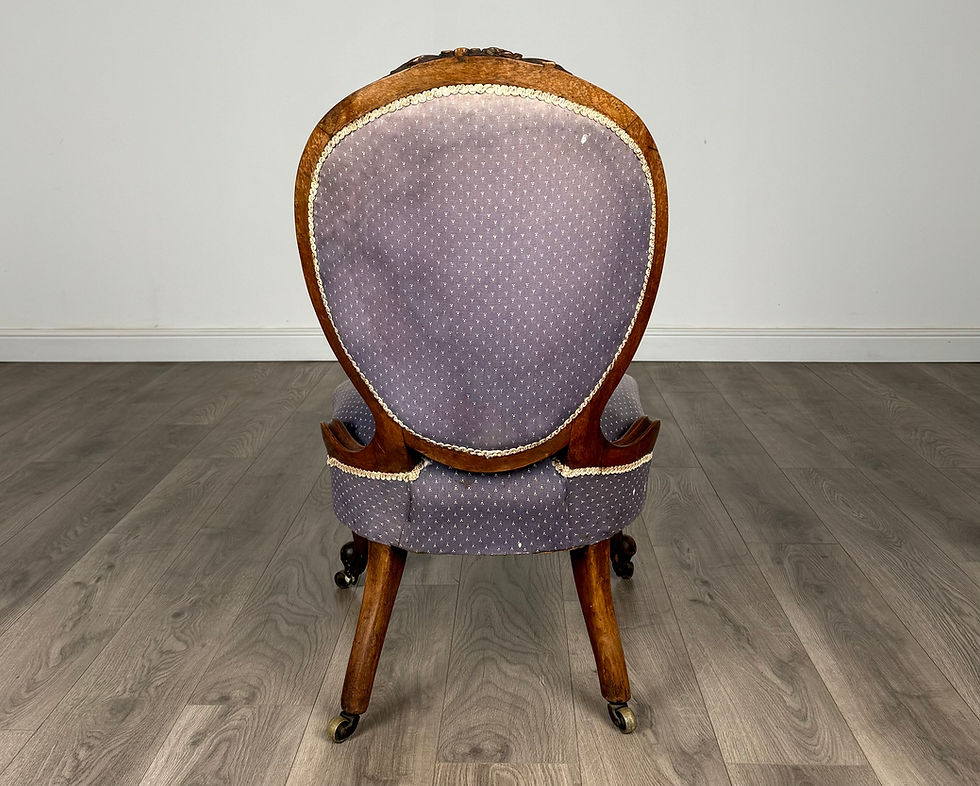 Thumbnail: Antique 19th Century Nursing Chair / Armchair In Mahogany ( REF AF-3142 )