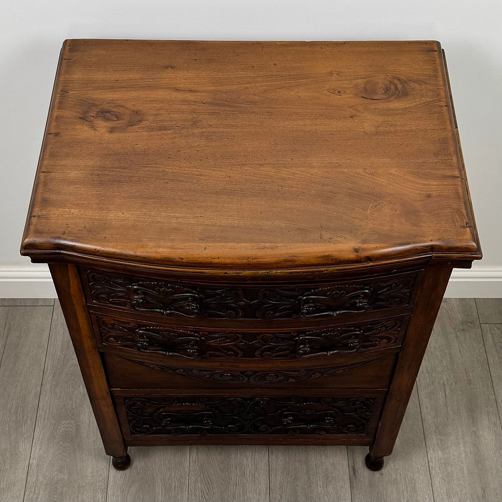 Thumbnail: Antique 19th Century Victorian Chest Of Drawers In Walnut ( AF-6212 )