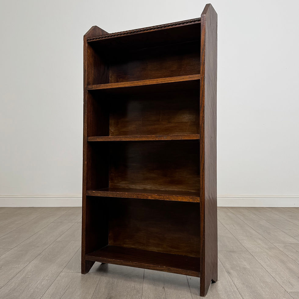 Thumbnail: Antique 20th Century Small Open Bookcase In Oak ( AF-5479 )