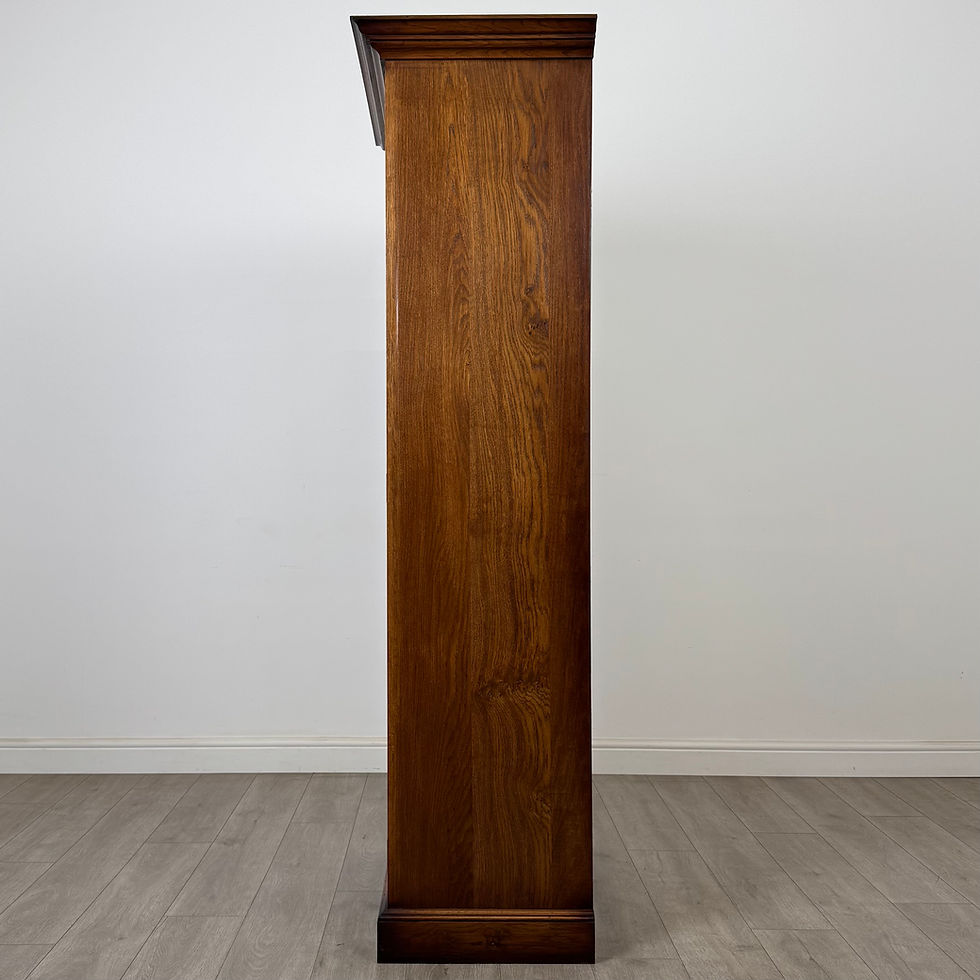 Thumbnail: Antique 20th Century Glazed Display Cabinet In Oak ( AF-5845 )