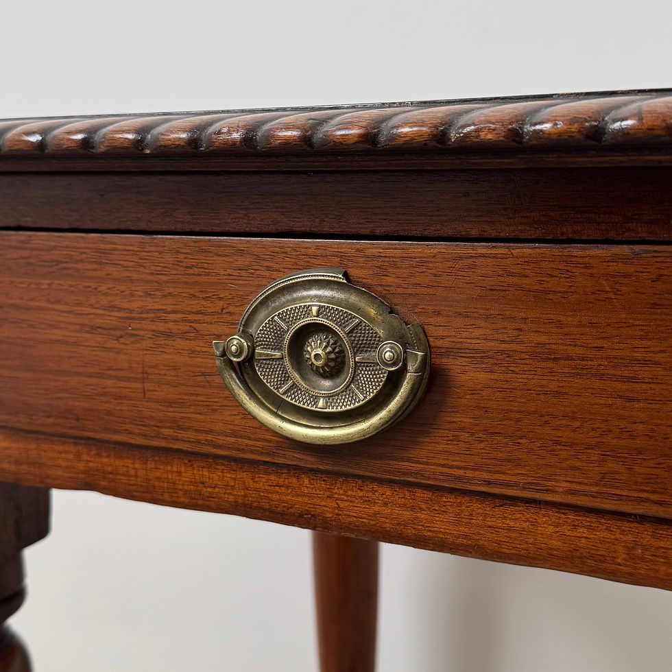 Thumbnail: Antique 20th Century Fine Quality Writing Table In Mahogany ( REF AF-5192 )