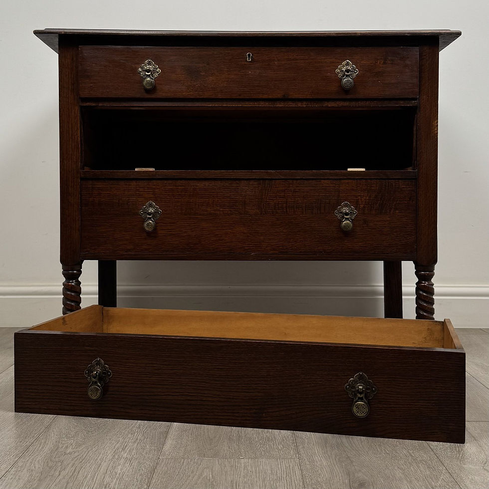 Thumbnail: Antique Oak Chest of Drawers | Barley Twist Legs | AF-6728