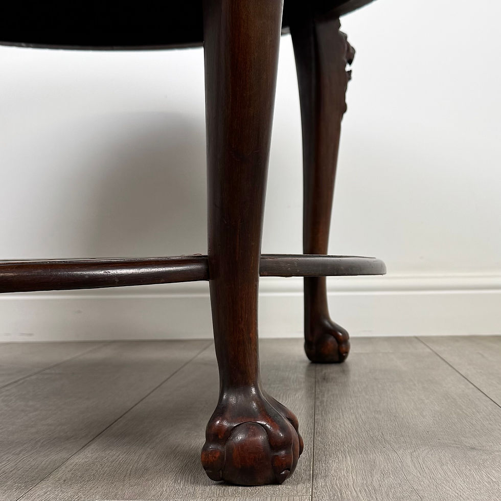 Thumbnail: Antique 20th Century Chippendale Style Coffee Table In Mahogany ( AF-6158 )