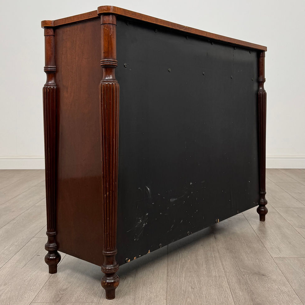 Thumbnail: Antique 19th Century Regency Style Cupboard In Mahogany ( AF-5438 )