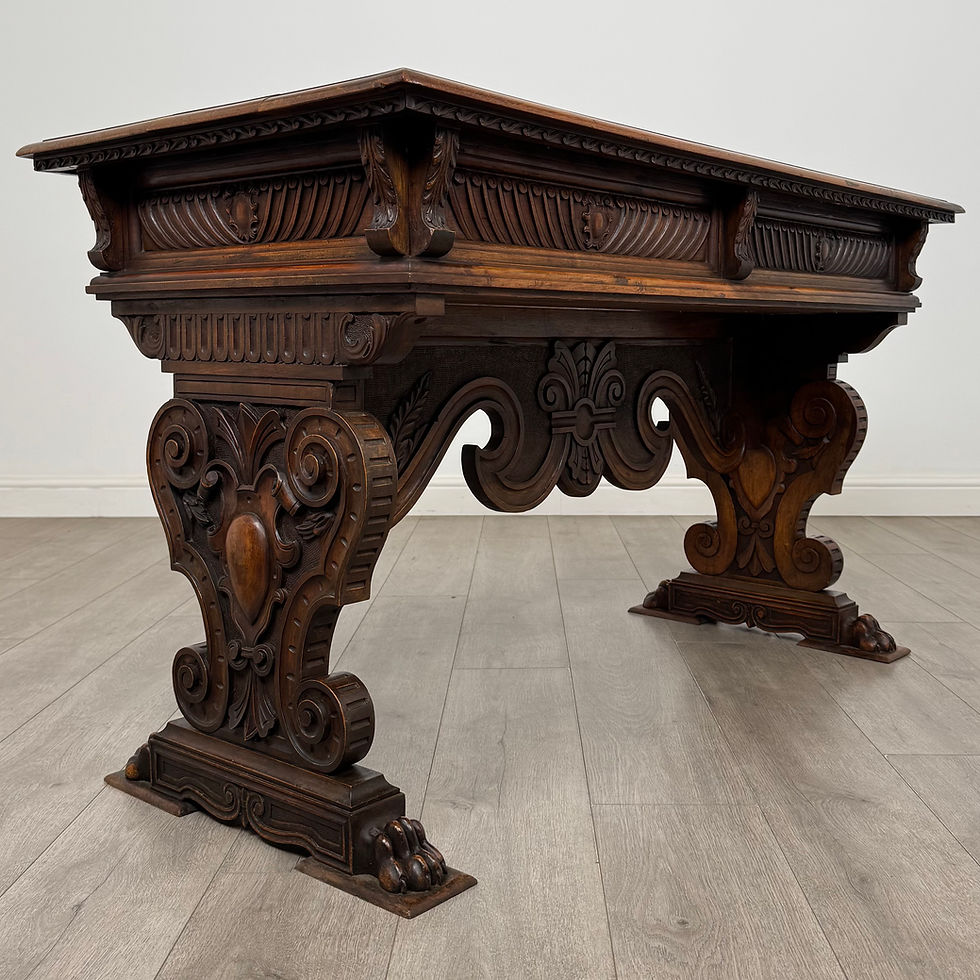Thumbnail: Antique 19th Century French Style Side Table In Walnut ( AF-5905 )