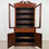 Thumbnail: Antique 20th Century Good Quality Bookcase In Walnut ( REF AF-4954 )