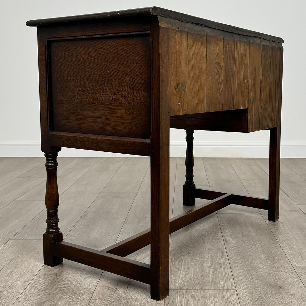 Thumbnail: Antique 20th Century Good Quality Desk In Oak ( REF AF-3951 )