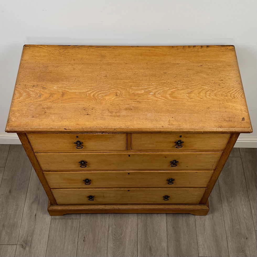 Thumbnail: Antique 19th Century Victorian Chest Of Drawers In Ash ( AF-5659 )
