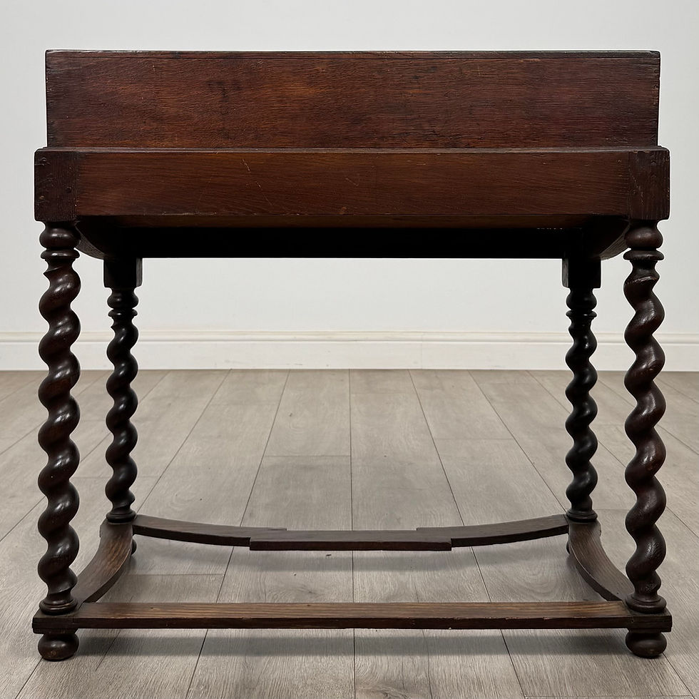 Thumbnail: Antique 19th Century Victorian Box On Stand In Oak ( AF-5865 )