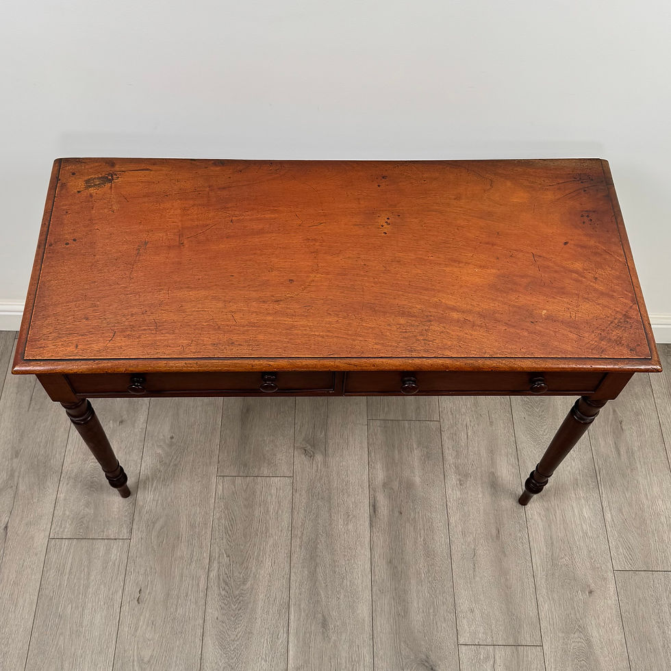 Thumbnail: Antique 19th Century Victorian Writing Table In Mahogany ( AF-5333 )