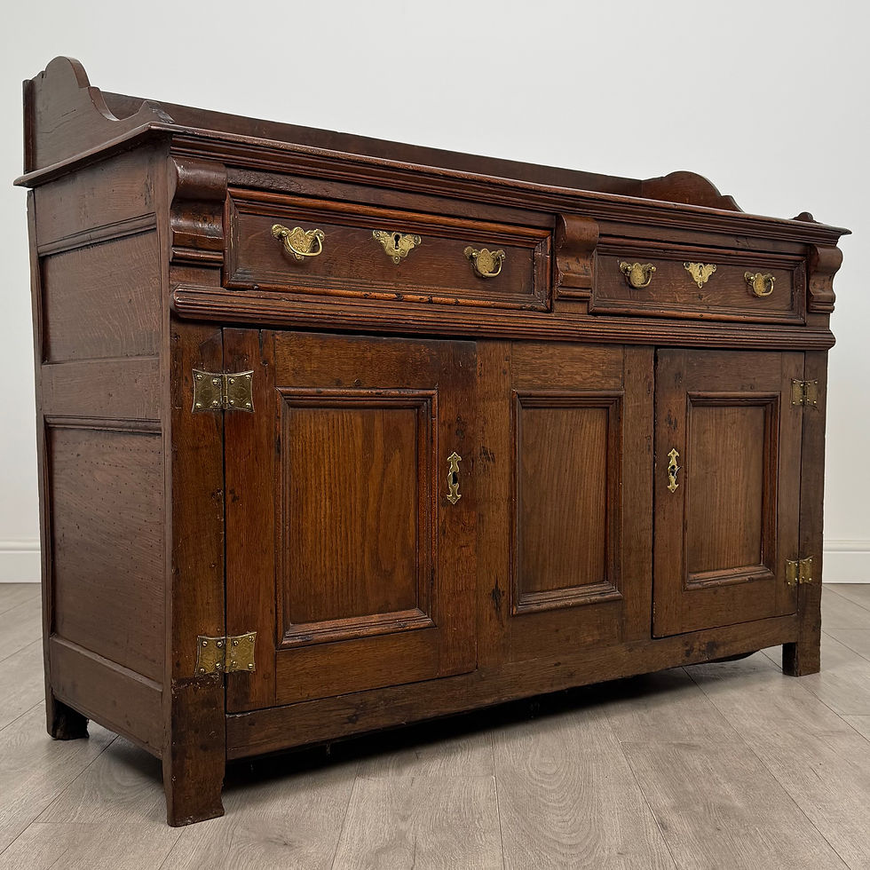 Thumbnail: Antique 18th Century Georgian Sideboard In Oak ( AF-5223 )