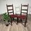 Thumbnail: Antique 20th Century Pair Of Carved Bedroom Chairs In Oak ( REF AF-1884 )