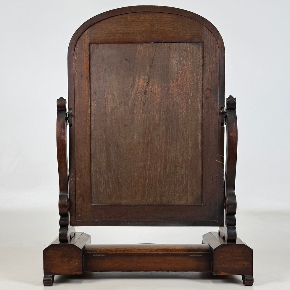 Thumbnail: Antique 19th Century Victorian Dressing Mirror In Mahogany ( AF-5352 )
