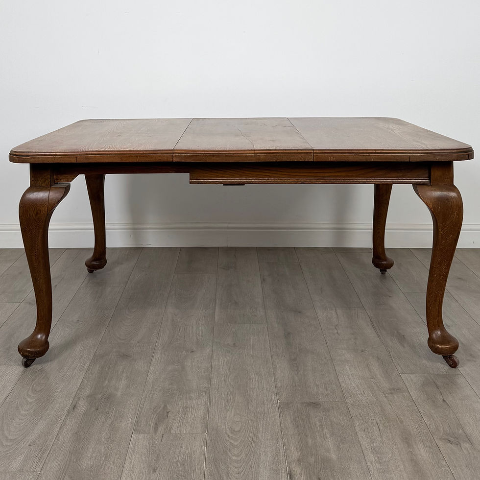 Thumbnail: Antique 20th Century Edwardian Extending Oak Dining Table ( AF-5462 )