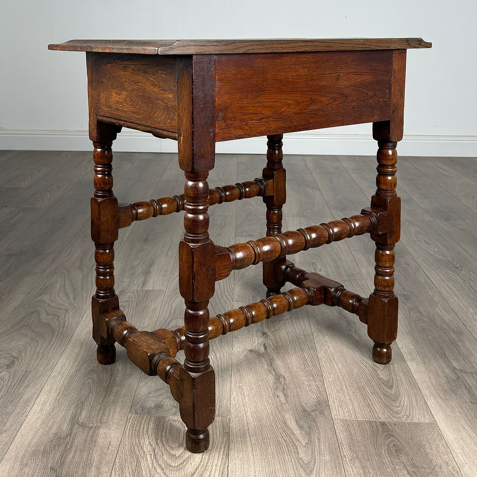 Thumbnail: Antique 20th Century Chippendale Style Side Table In Oak ( REF AF-3252 )