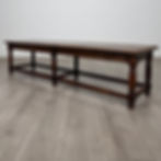 Thumbnail: Antique 20th Century Good Quality Bench In Oak ( AF-5975 )