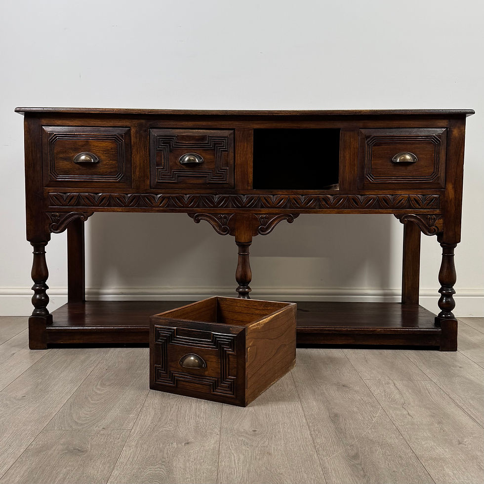 Thumbnail: Antique 20th Century Good Quality Dresser Base In Walnut ( AF-5319 )