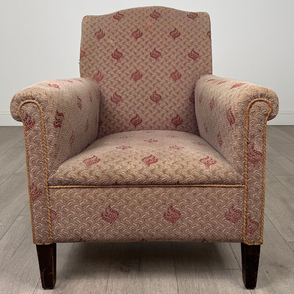Thumbnail: Antique 20th Century Good Quality Armchair In Mahogany ( AF-5243 )