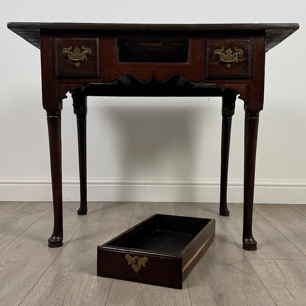 Thumbnail: Antique 18th Century Good Quality Side Table In Oak ( REF AF-4710 )
