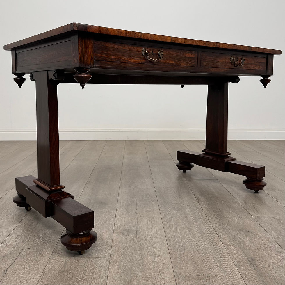 Thumbnail: Antique 19th Century Freestanding Rosewood Writing Table ( REF AF-5159 )