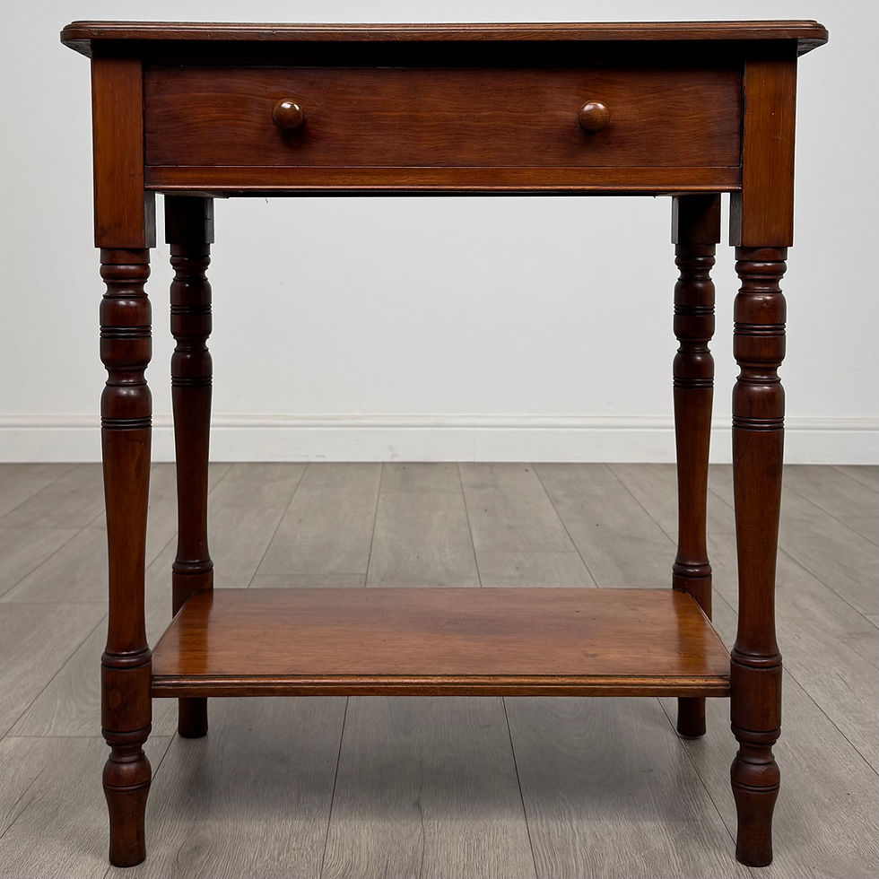 Thumbnail: Antique 19th Century Good Quality Small Side Table In Mahogany ( REF AF-5139 )