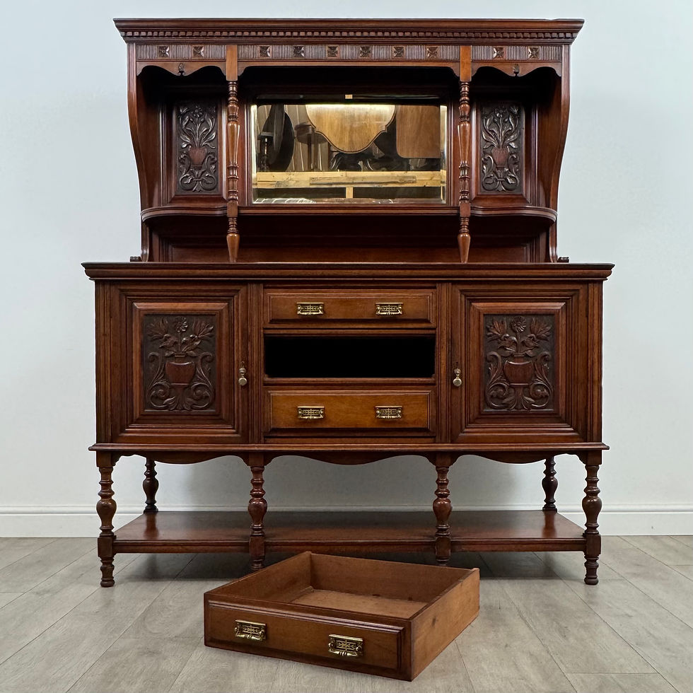 Thumbnail: Antique 20th Century Fine Quality Sideboard In Walnut ( REF AF-5093 )
