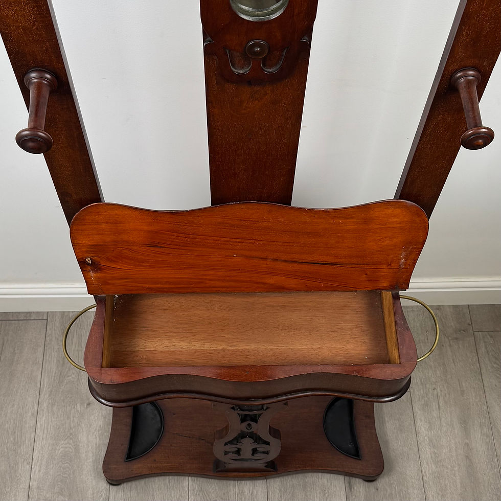 Thumbnail: Antique 19th Century Victorian Hall Stand In Mahogany ( AF-6264 )