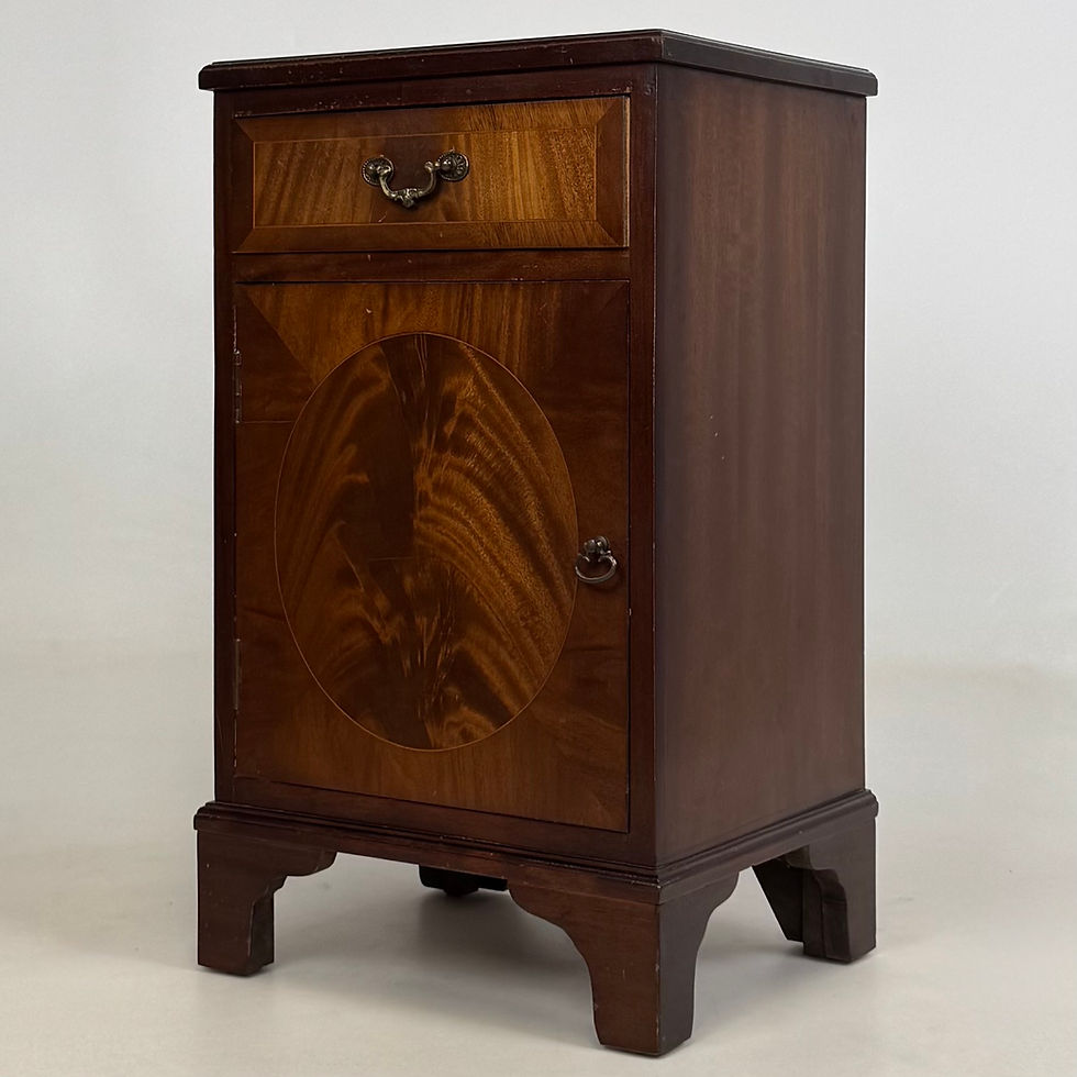 Thumbnail: Antique 20th Century Pair Of Mahogany Bedside Cabinets ( AF-5715 )