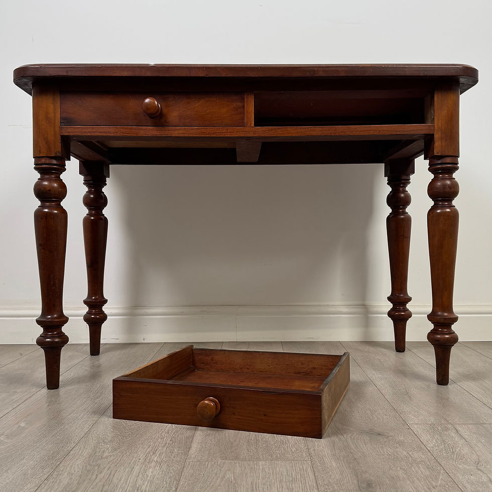 Thumbnail: Antique 19th Century Victorian Writing Table In Mahogany  ( AF-5662 )