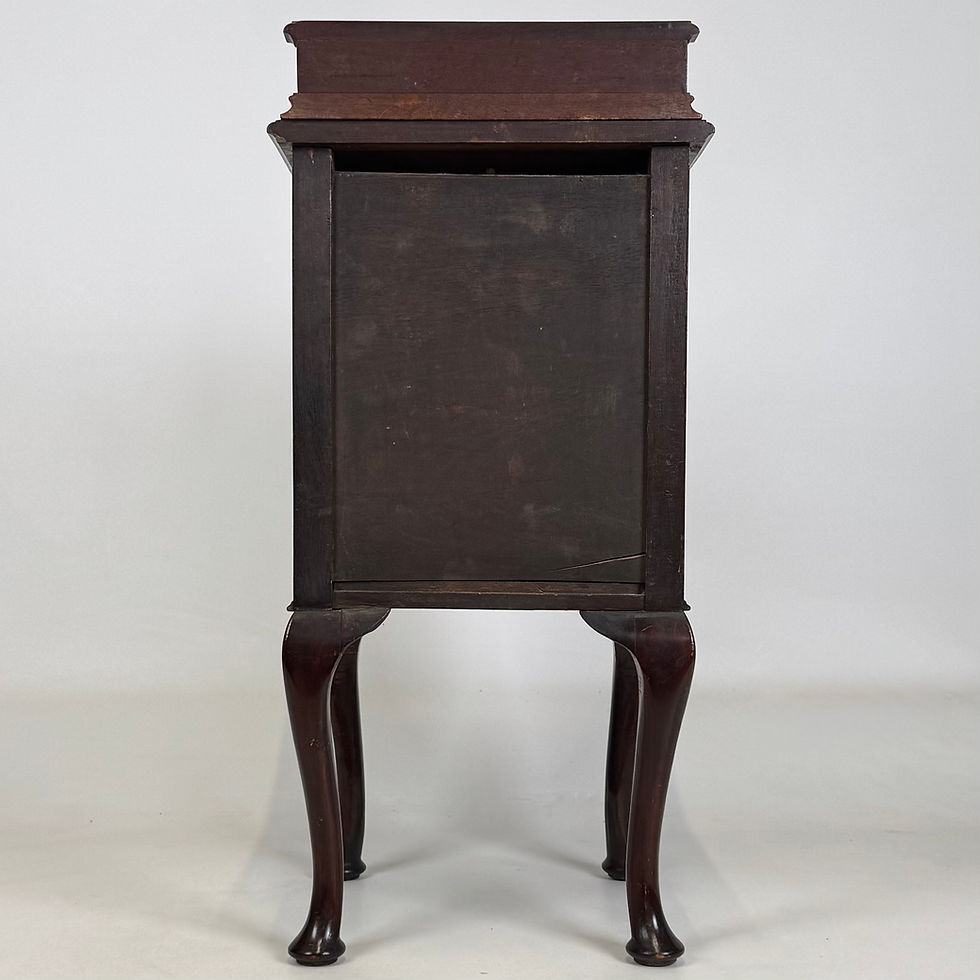 Thumbnail: Antique 20th Century Small Edwardian Cabinet In Mahogany ( AF-5642 )