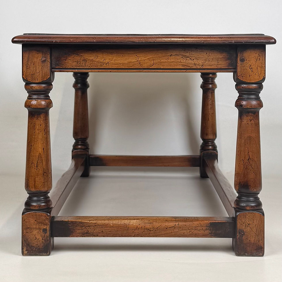 Thumbnail: Antique 20th Century Good Quality Coffee Table In Elm ( AF-5793 )