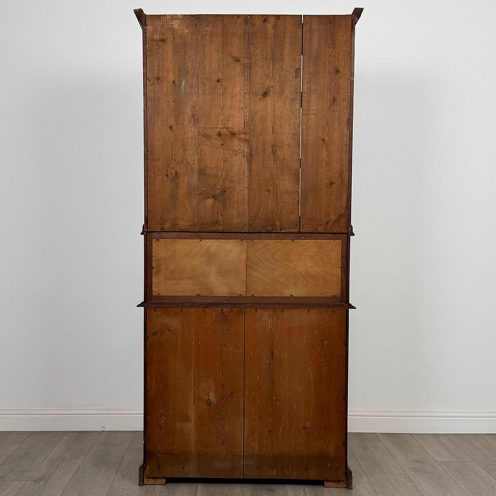 Thumbnail: Antique 20th Century Edwardian Bookcase In Walnut ( AF-5660 )