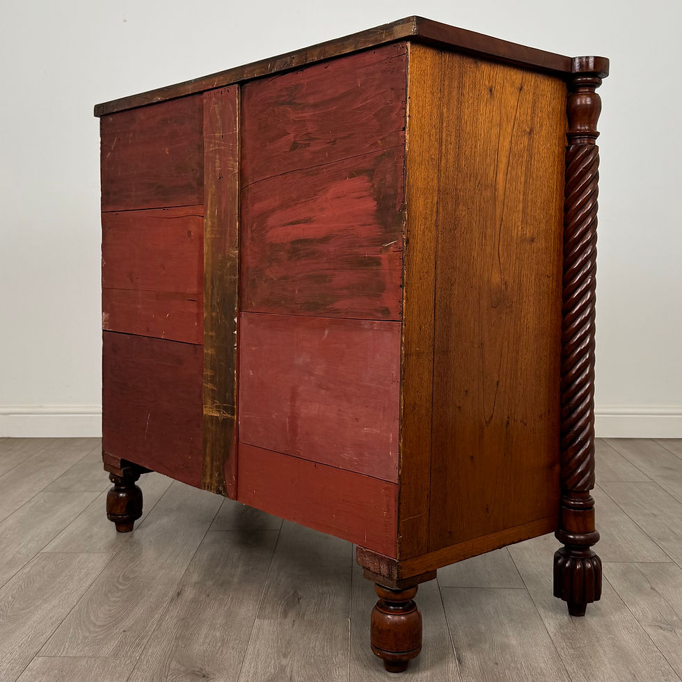 Thumbnail: Antique 19th Century Regency Chest Of Drawers In Mahogany ( AF-5962 )