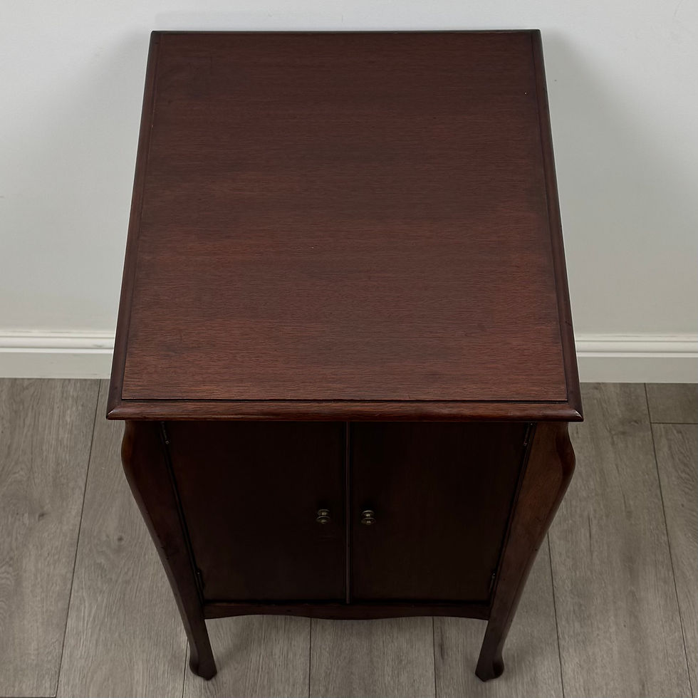 Thumbnail: Antique 20th Century Edwardian Cabinet In Mahogany ( AF-6211 )