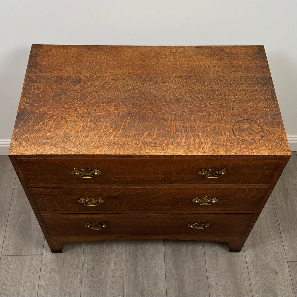 Thumbnail: Antique 19th Century Oak Chest Of Drawers By Heals Of London ( AF-5411 )