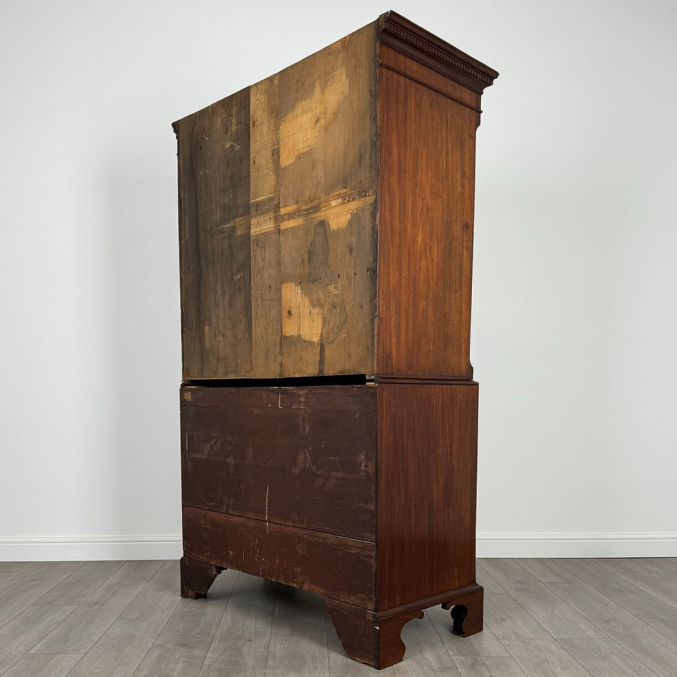Thumbnail: Antique 18th Century Fine Quality Chest On Chest In Mahogany ( REF AF-3784 )