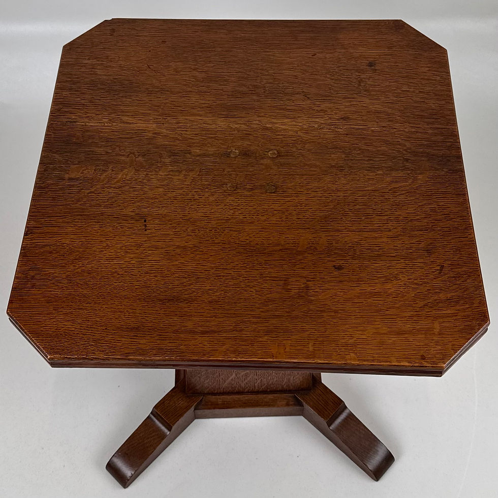 Thumbnail: Antique 20th Century Good Quality Side Table In Oak ( REF AF-4975 )