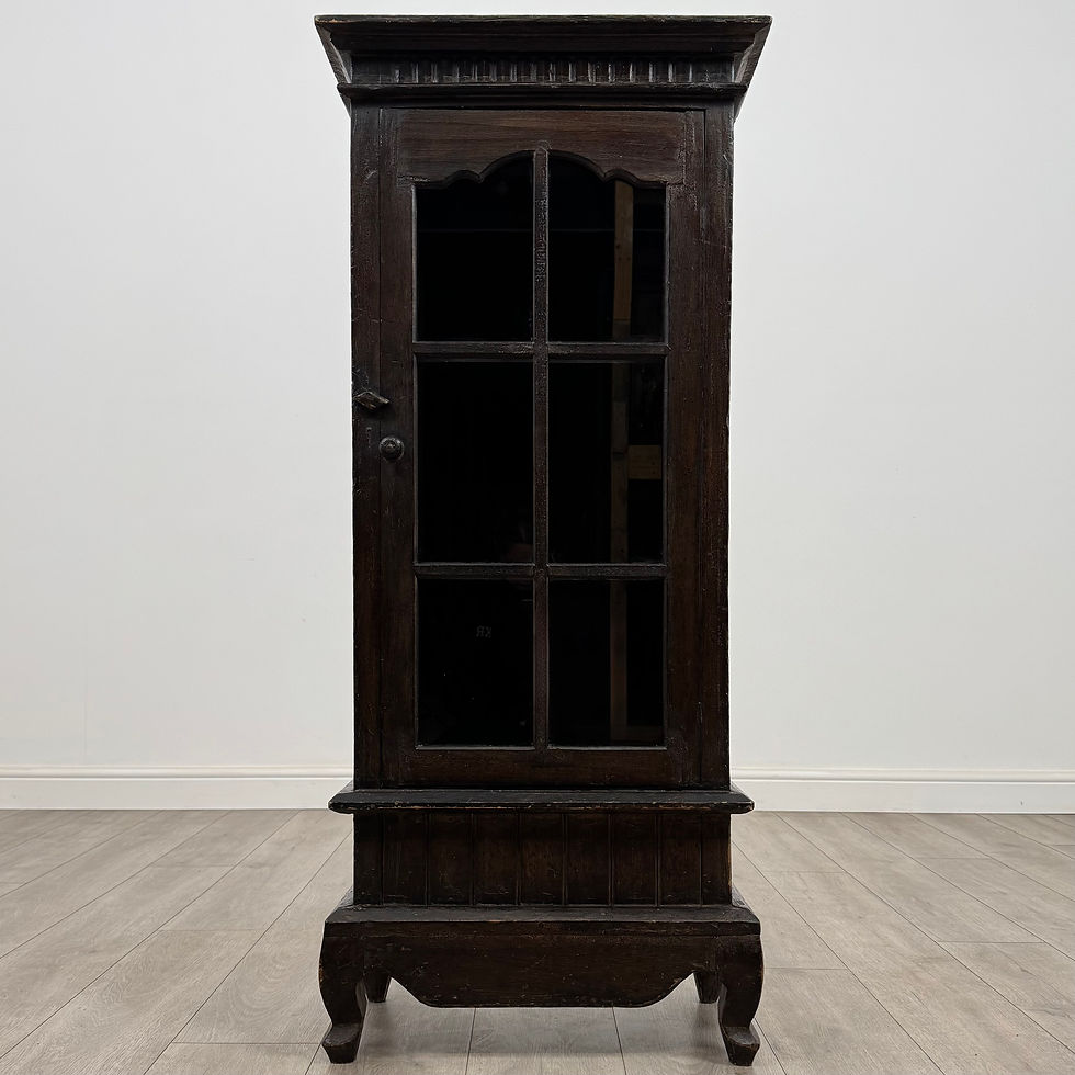 Thumbnail: Antique 19th Century Unique Display Cabinet In Oak ( REF AF-5097 )
