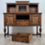 Thumbnail: Antique 20th Century Jacobean Style Sideboard In Oak ( AF-5670 )