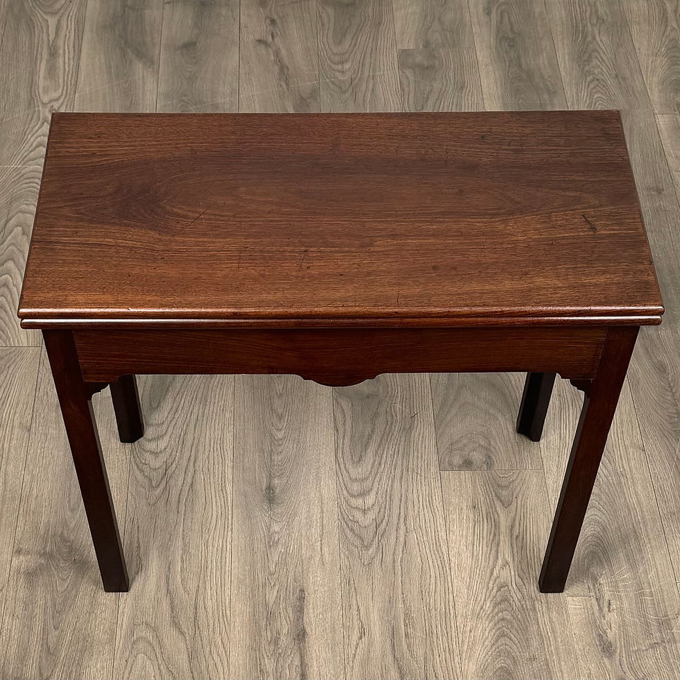 Thumbnail: Antique 18th Century Fold Over Tea Table In Mahogany ( REF AF-3422 )