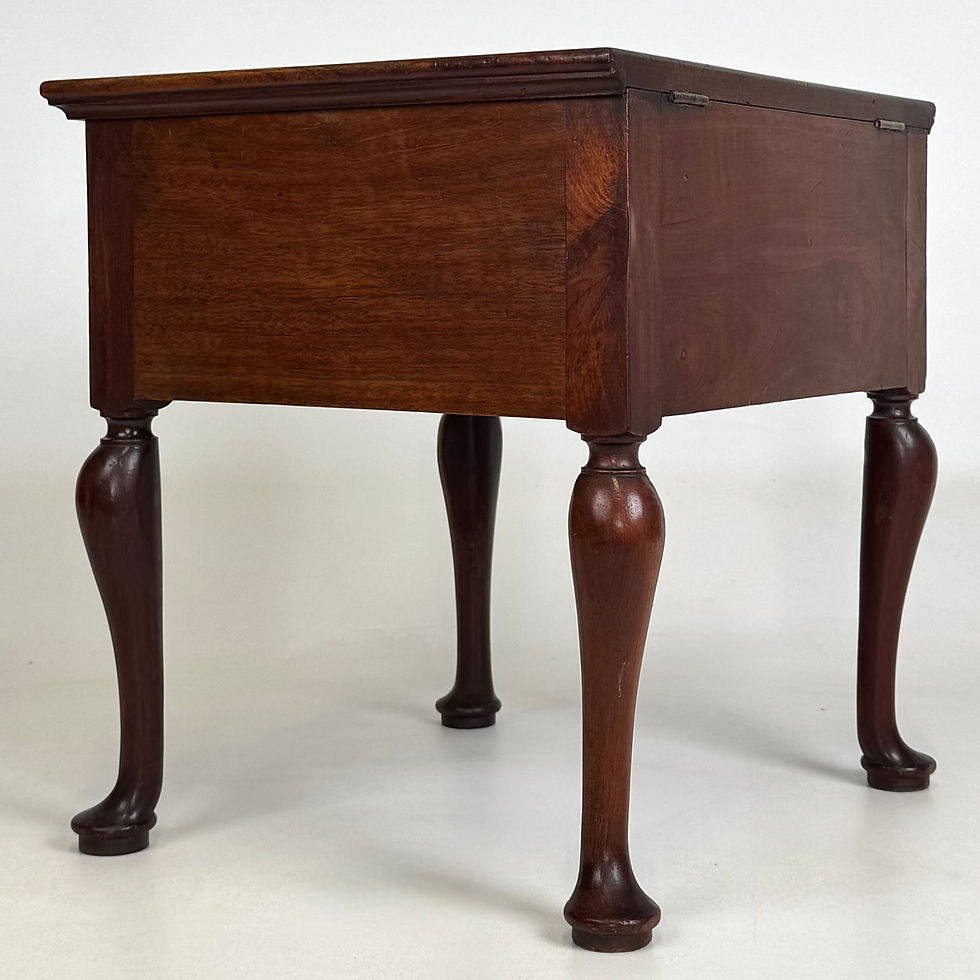 Thumbnail: Antique 20th Century Good Quality Small Mahogany Storage Box ( AF-5635 )
