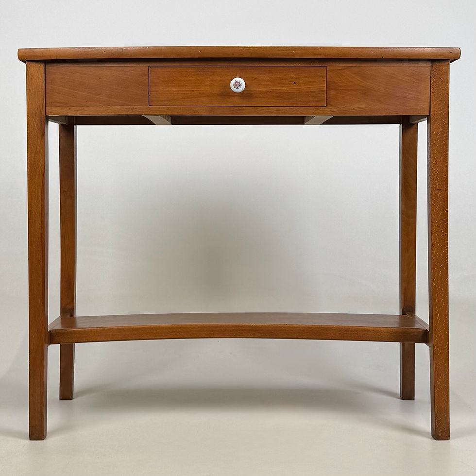 Thumbnail: Vintage 20th Century Side Table In Beech ( AF-5719 )