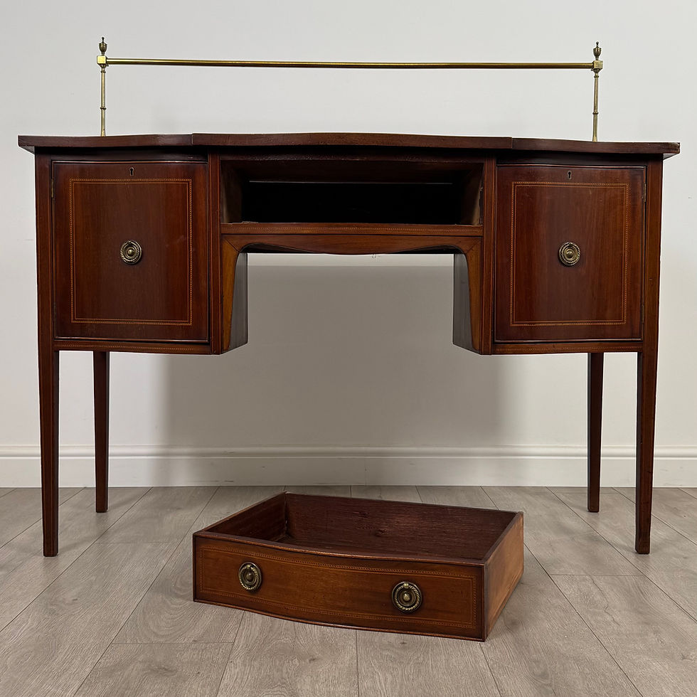 Thumbnail: Antique 20th Century Inlaid Sideboard In Mahogany ( REF AF-4583 )