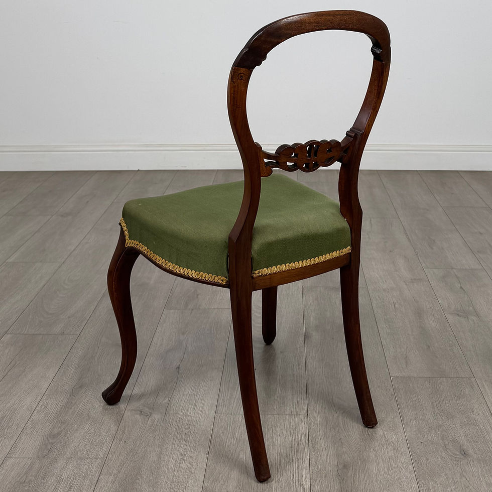 Thumbnail: Antique 19th Century Set Of 4 Victorian Dining Chairs In Mahogany ( AF-5572 )