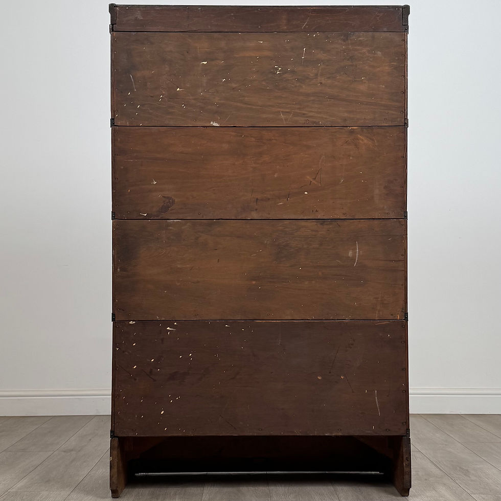 Thumbnail: Antique 20th Century Globe Wernicke Stacking Bookcase In Oak ( REF AF-5086 )