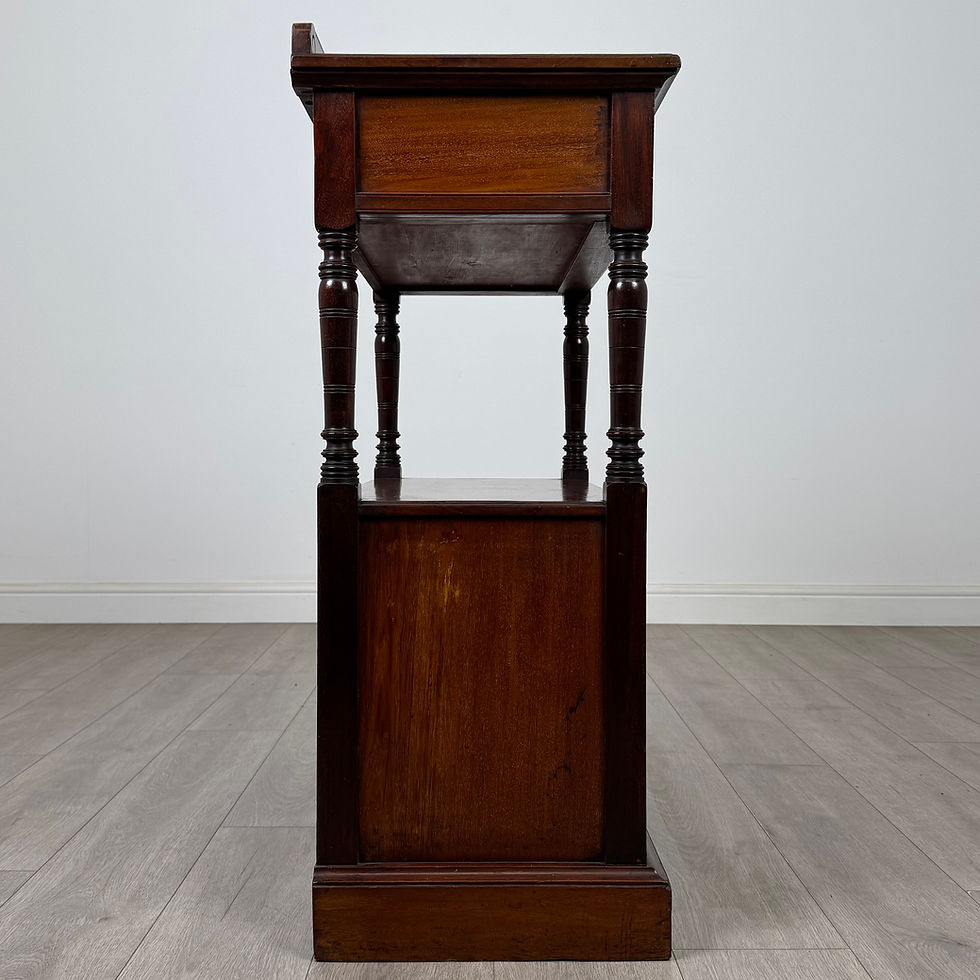 Thumbnail: Antique 20th Century Edwardian Walnut Cabinet By Maple & Co ( AF-5619 )