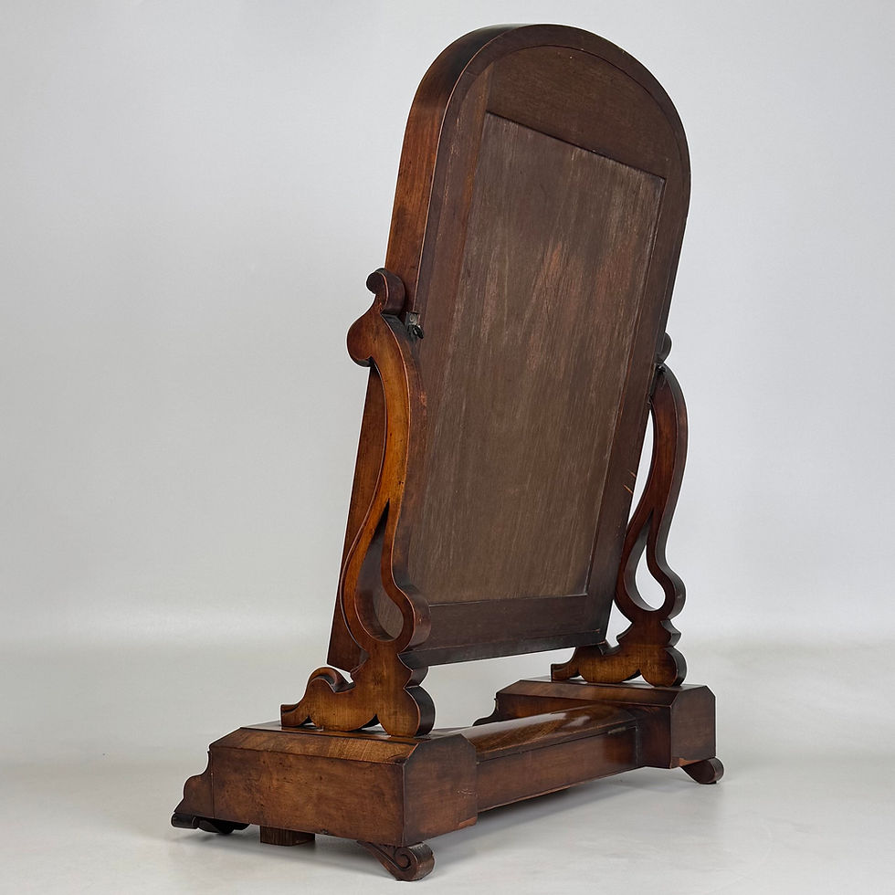 Thumbnail: Antique 19th Century Victorian Dressing Mirror In Mahogany ( AF-5352 )