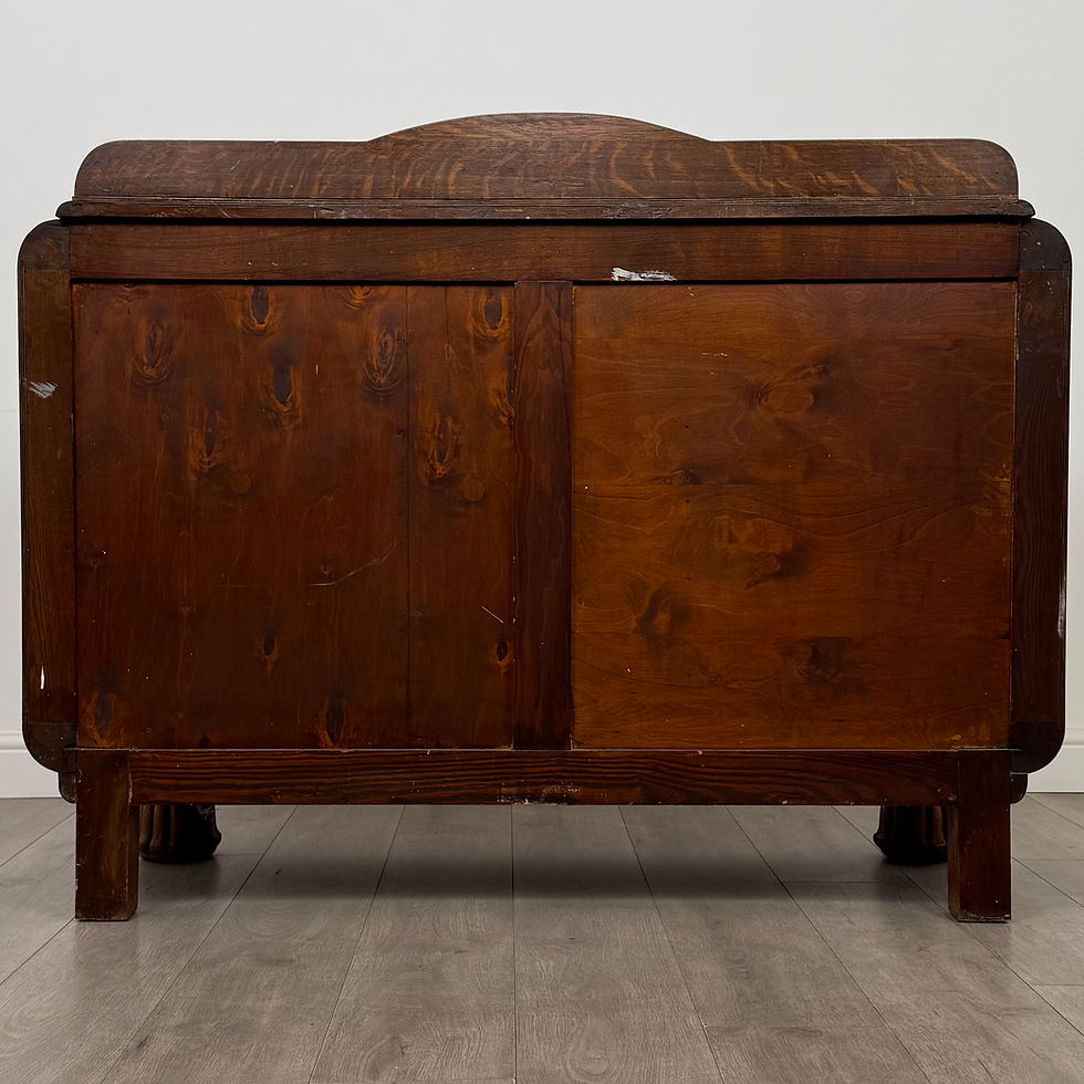 Thumbnail: Antique 20th Century Good Quality Sideboard In Golden Oak ( REF AF-5203 )