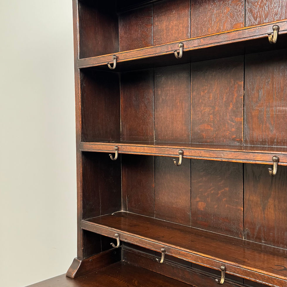 Thumbnail: Antique 20th Century Good Quality Welsh Dresser In Oak  ( AF-5671 )